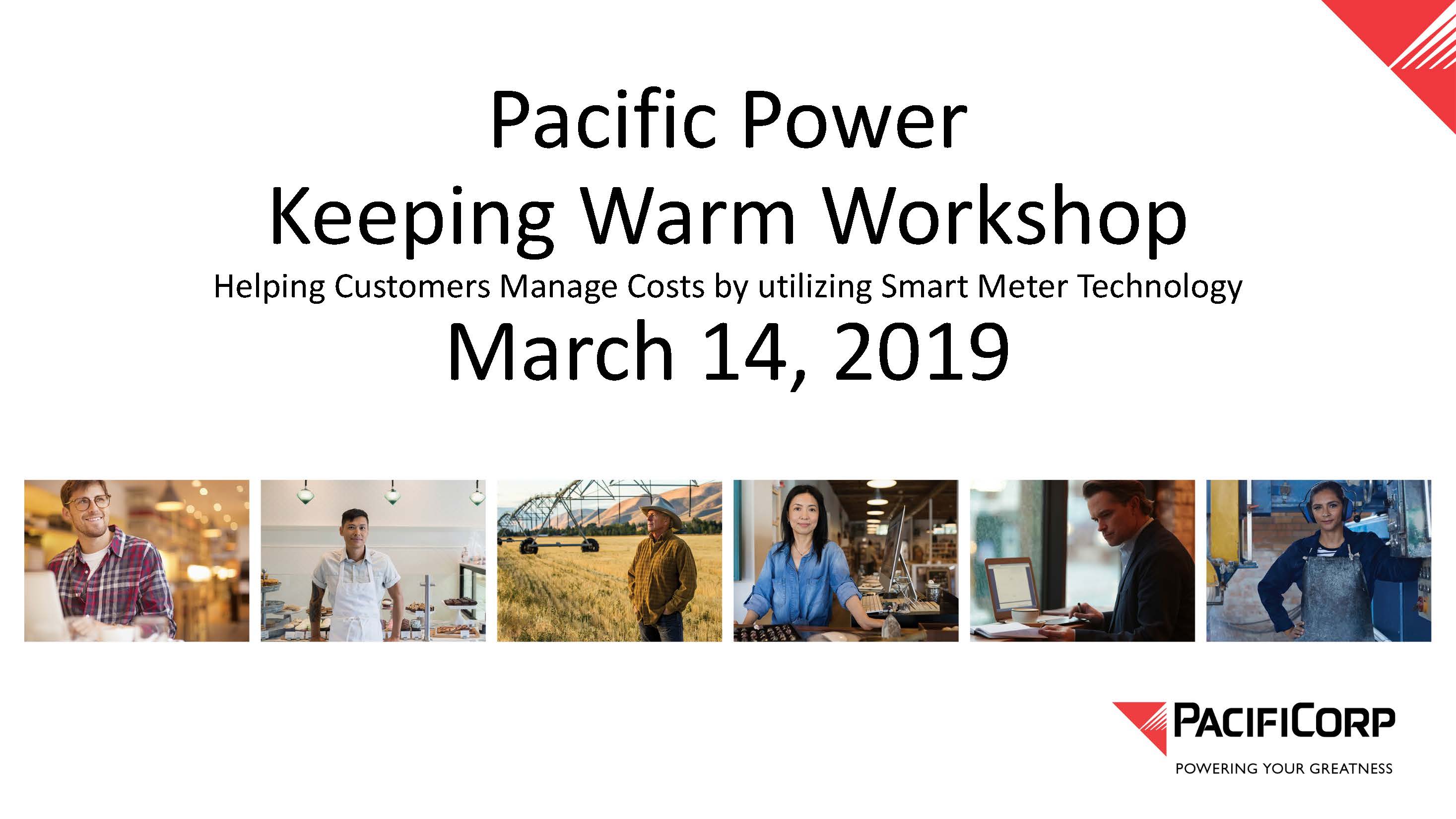 Presentation #5 - Pacific Power Cover Page